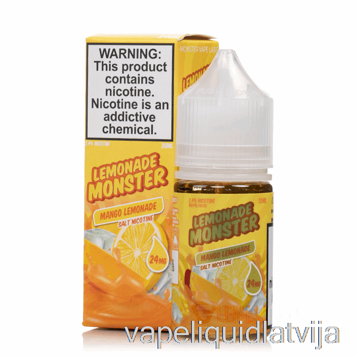 Mango - Limonādes Monstru Sāļi - 30ml 48mg Vape šķidrums